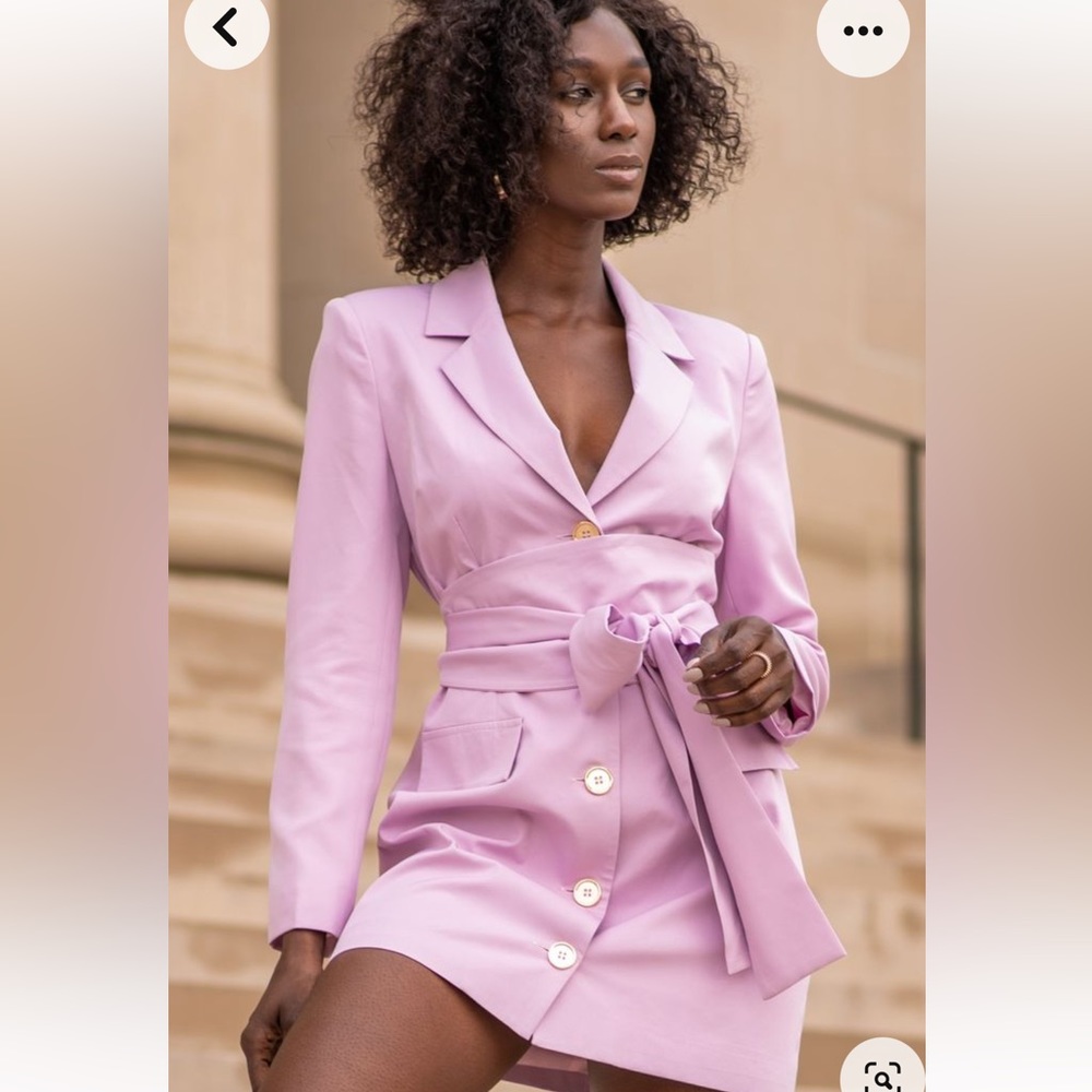 By Egreis lilac blazer dress